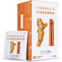 NUTRATEA TURMERIC & CINNAMON 20 TEA BAGS
