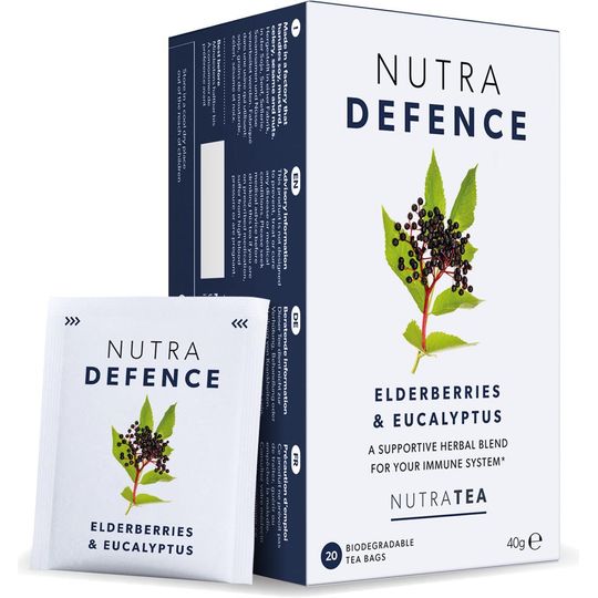 NUTRATEA NUTRA DEFENCE 20 BIODEGRADABLE TEA BAGS