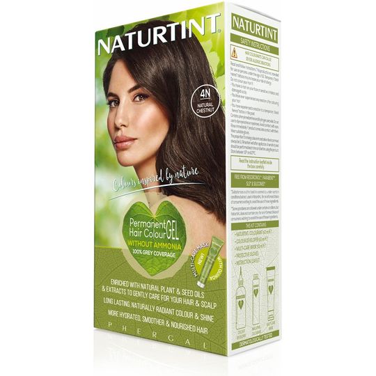 NATURTINT PERMANENT HAIR COLOUR GEL 4N NATURAL CHESTNUT – 170ML