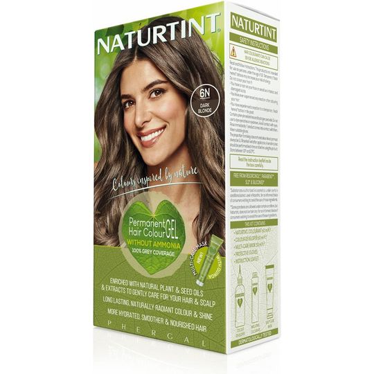 NATURTINT PERMANENT HAIR COLOUR GEL 6N DARK BLONDE – 170ML