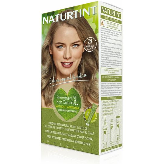 NATURTINT PERMANENT HAIR COLOUR GEL 7N HAZELNUT BLONDE – 170ML