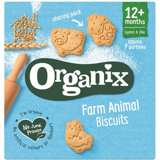 Organix Farm Animal Biscuits Singles