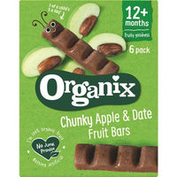 Organix Apple & Date Chunky Fruit Bars 6 Bars