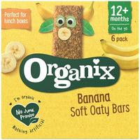 Organix Banana Organic Soft Oat Snack Bars - 6 Bars