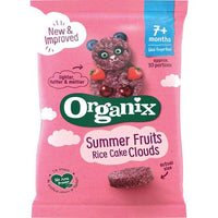 Organix Summer Fruits Rice Cake Clouds 40g