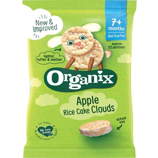 Organix Apple Rice Cake Clouds 40g