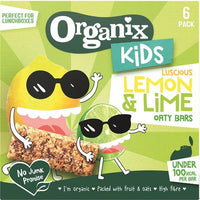 Organix KIDS Luscious Lemon & Lime Oaty Bars (6x23g)