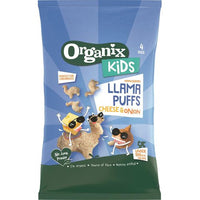 Organix KIDS Wholegrain Llama Puffs - Cheese & Onion (4x12g)