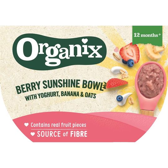 Organix Berry Sunshine Bowl With Yoghurt, Banana & Oats (120g)