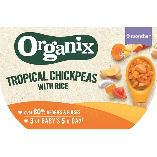 Organix Tropical Chickpeas with Rice (190g)
