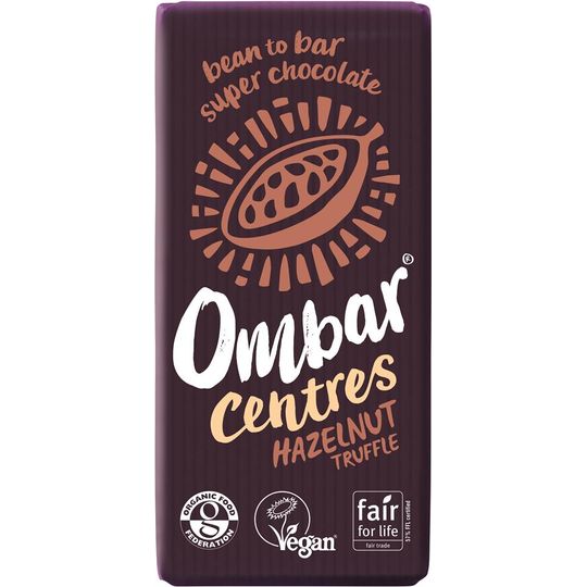 Ombar Centres Hazelnut Truffle (70g) Case of 10