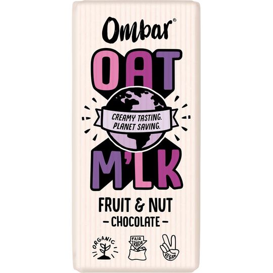 Ombar Oat M'lk Fruit & Nut Chocolate (70g) Case of 10