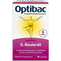 Optibac Saccharomyces Boulardii 40 Capsules