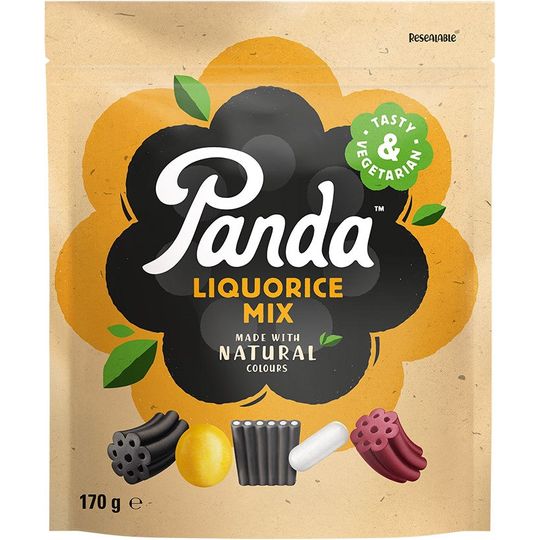 Panda Natural Liquorice Mix 170g