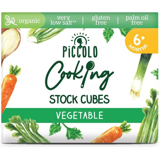 PICCOLO STOCK CUBES VEGETABLE x 6 - 6 Months+