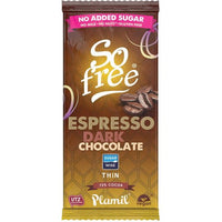 Plamil Espresso So Free No Added Sugar Chocolate Bar 80g