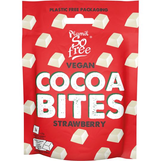 Plamil So free Vegan Strawberry Cocoa Bites 108g