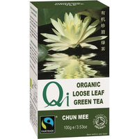 Qi Teas Organic Fairtrade Loose Leaf Tea Chun Mee 100g
