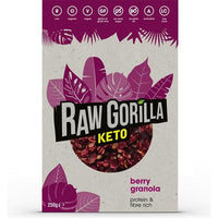 RAW GORILLA KETO ORGANIC BERRY GRANOLA BREAKFAST 250G