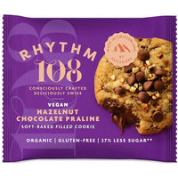Rhythm 108 Swiss Vegan Hazelnut Chocolate Praline Soft-Baked Filled Cookie 50g