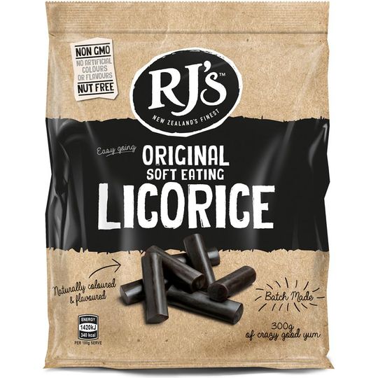 RJs Soft Eating Original Licorice 300g