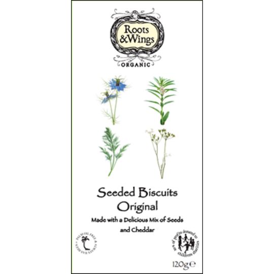 Roots and Wings Organic Seeded Biscuits Original 120g