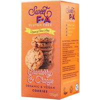 Sweet FA Gluten Free Cranberry & Orange Cookies 125g