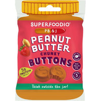 Superfoodio Peanut Butter Buttons – PB&Jam (20g x 15 packs)