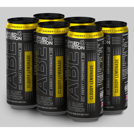 APPLIED NUTRITION ABE - ENERGY & PERFORMANCE PRE WORKOUT CANS CLOUDY LEMONADE 6 x 330ml