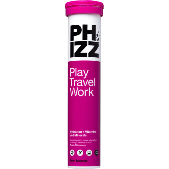 PHIZZ 3-in-1 Hydration, Electrolytes & Vitamins 20 Tablets Blackcurrant
