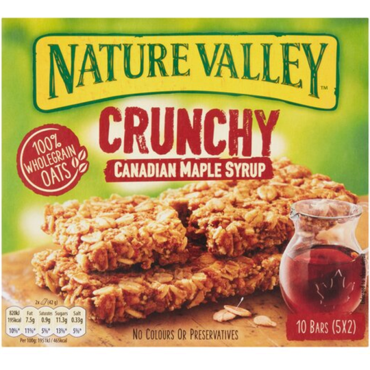 Nature Valley Crunchy Canadian Maple Syrup 5 x 42g (210g)