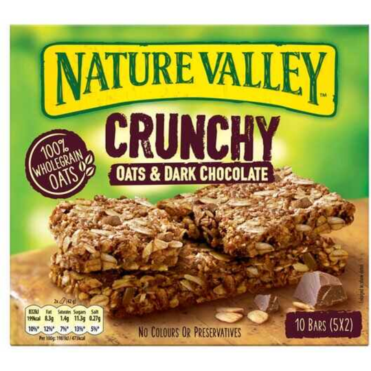 Nature Valley Crunchy Oats & Dark Chocolate 5 x 42g (210g)