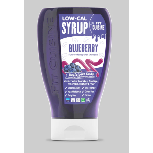 FIT CUISINE LOW CALORIE BLUEBERRY SYRUP 425ml