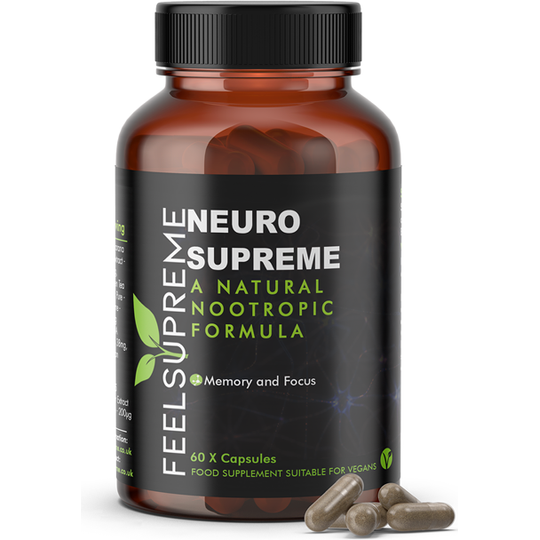 FEELSUPREME NEURO SUPREME NOOTROPIC FORMULA 60 VEGAN CAPSULES