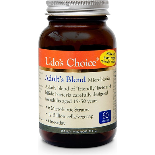 Udo's Choice Adult's Blend Microbiotic 60 Vegecaps