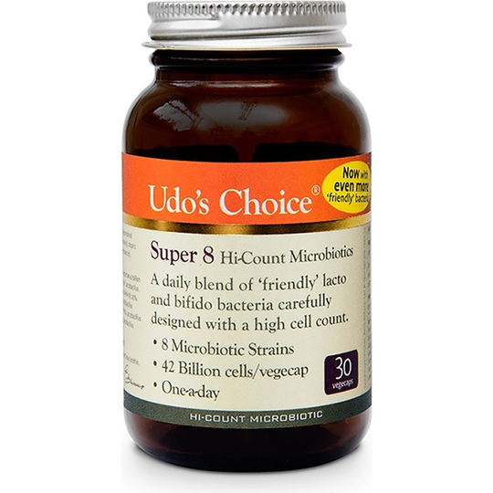 Udo's Choice Super 8 Immune Microbiotics 30 Vegecaps