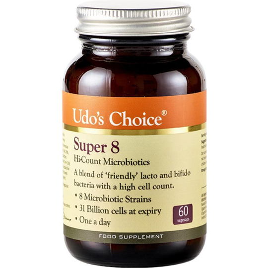 Udo's Choice Super 8 Immune Microbiotics 60 Vegecaps