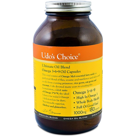 Udo's Choice Ultimate Oil Blend 180 Capsules