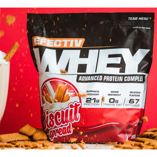 EFECTIV Whey Protein 2kg Biscuit Spread