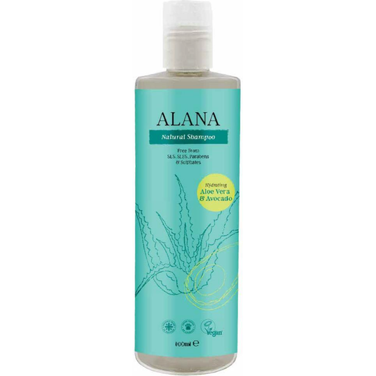 Alana Aloe Vera And Avocado Shampoo 100ml Travel Bottle