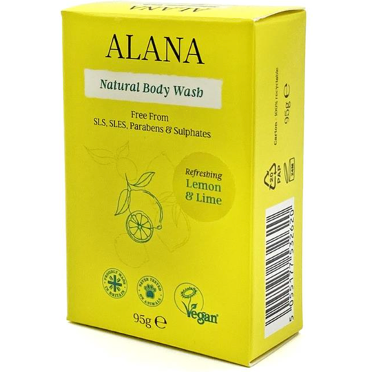 Alana Lemon & Lime Natural Body Wash Bar 95g