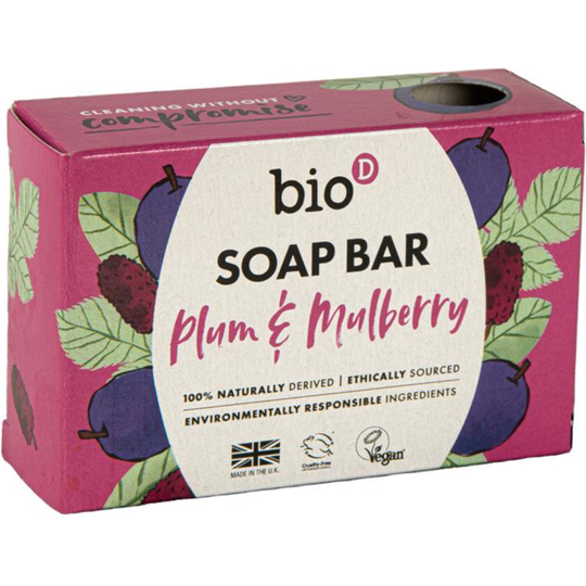 Bio-D PLUM & MULBERRY SOAP BAR 90G
