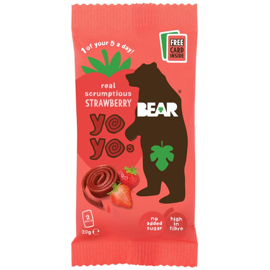 BEAR Fruit Yoyos Strawberry 20g