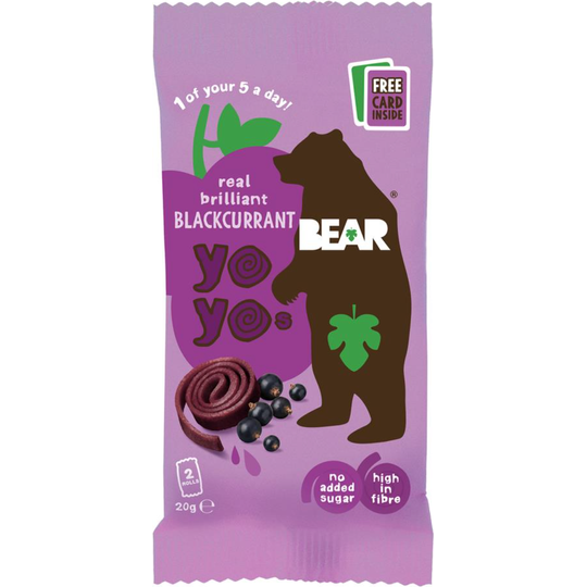 Bear Blackcurrant Yoyo 20g