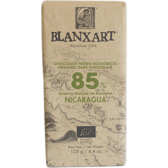 BLANXART Premium Organic & Vegan 85% NICARAGUA 75g