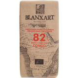 BLANXART Premium Organic & Vegan 82% CONGO Chocolate Bar 75g