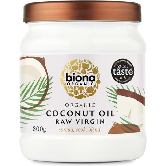 Biona Organic RAW VIRGIN COCONUT OIL 800g