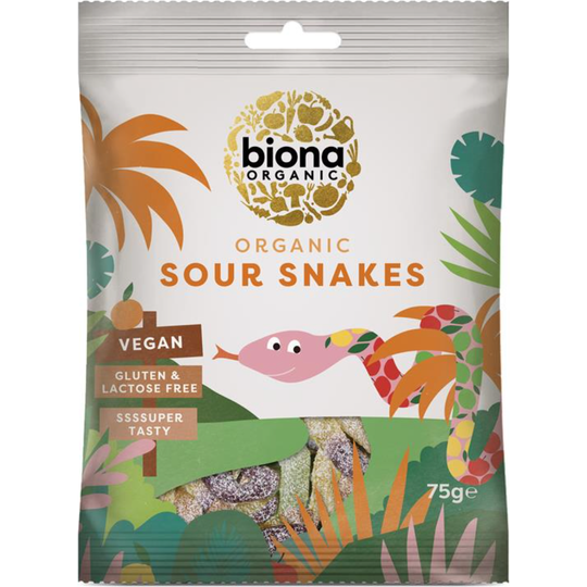 Biona Organic SOUR SNAKES 75g