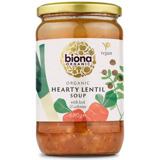 Biona Organic HEARTY LENTIL SOUP 680g