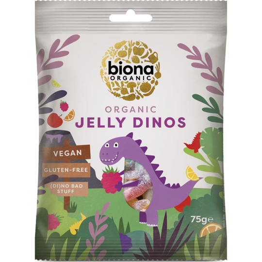 Biona Organic JELLY DINOS 75g
